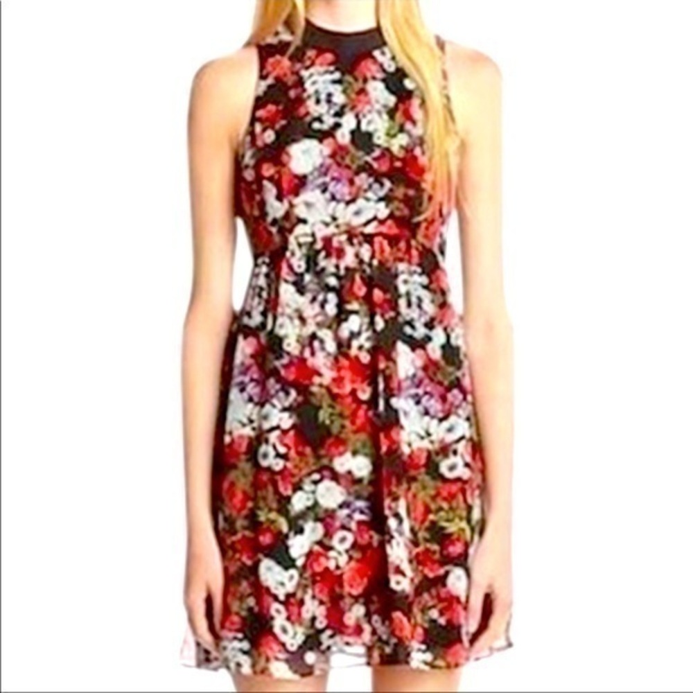 BCBGENERATION Empire Silhouette Halter Dress 6